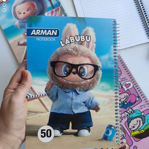 دفتر خط دار ۵۰ برگ لبوبو