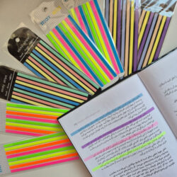 هایلایتر چسبی شفاف ( استیک نوت هایلایتری)